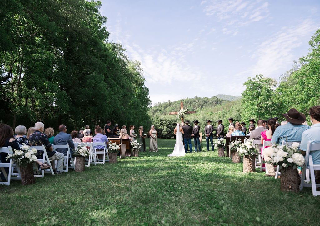 Wedding at Triple Creek Farm, Canton, North Carolina